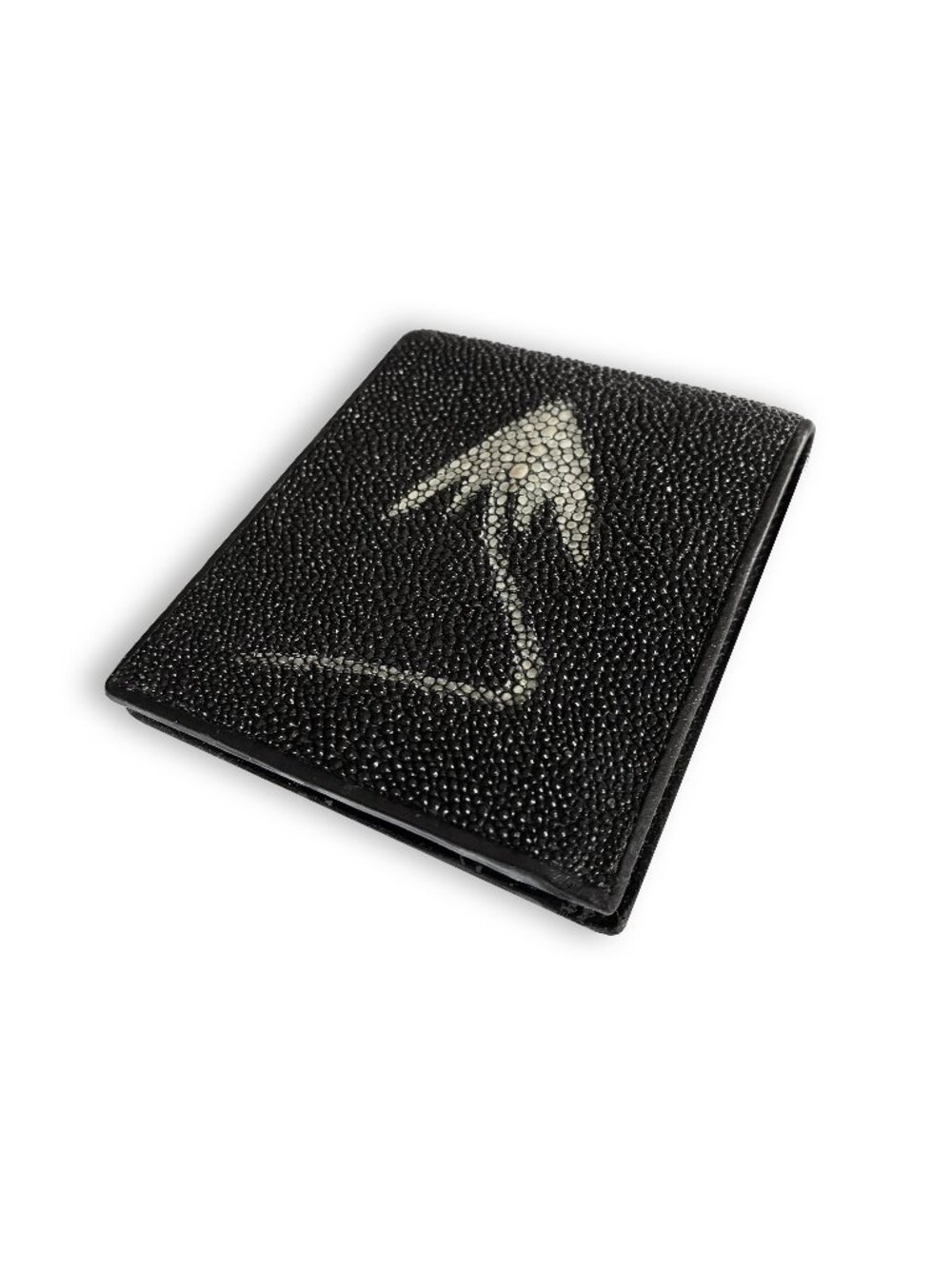 Black Stingray Leather Wallet. NWOT
